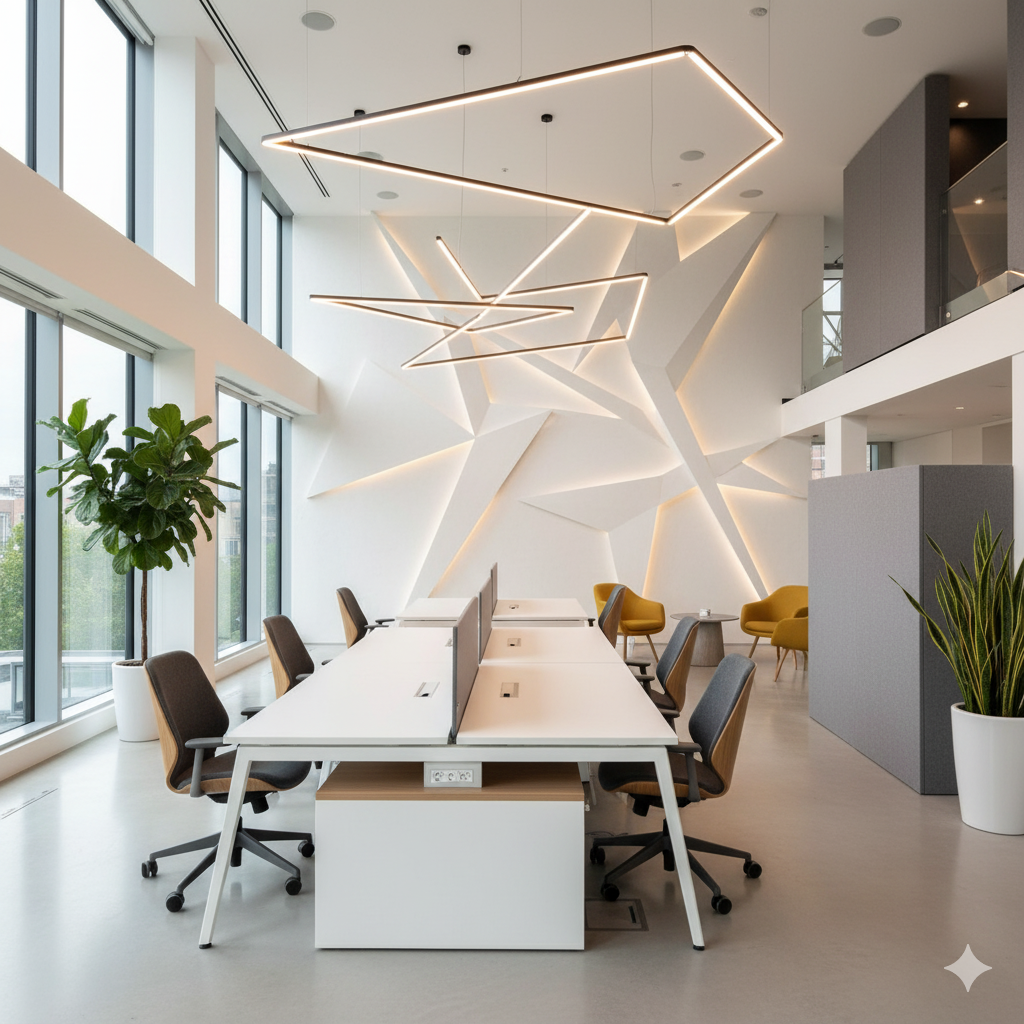 Aménagement de bureaux modernes