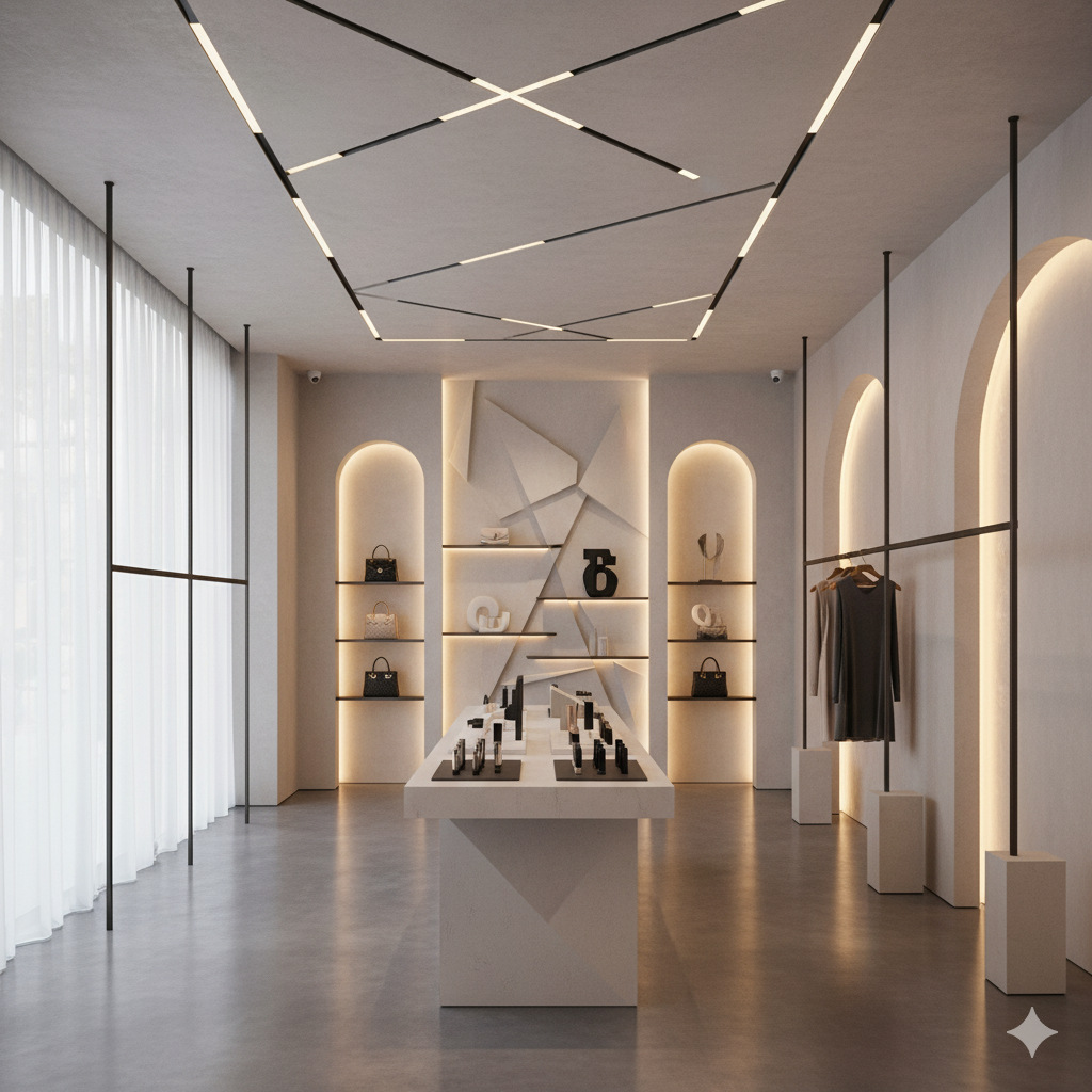 Aménagement de boutique de luxe